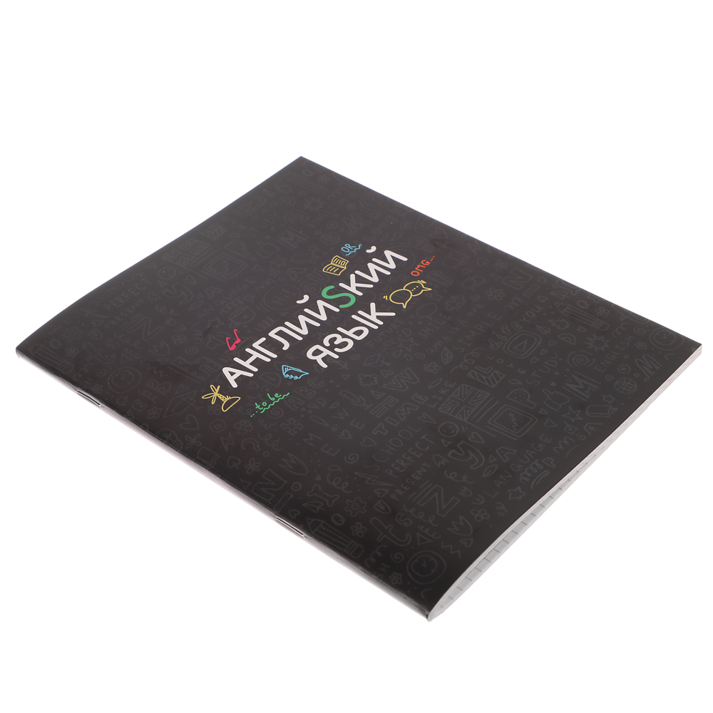 Тетрадь 48л. ClipStudio "Предметная" А5, БЕЛЫЕ ЛИСТЫ, обл.картон, скрепка, 7 видов, справ.мат., арт.№ 578-156