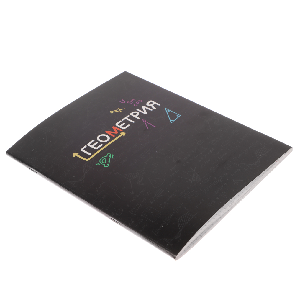 Тетрадь 48л. ClipStudio "Предметная" А5, БЕЛЫЕ ЛИСТЫ, обл.картон, скрепка, 7 видов, справ.мат., арт.№ 578-156