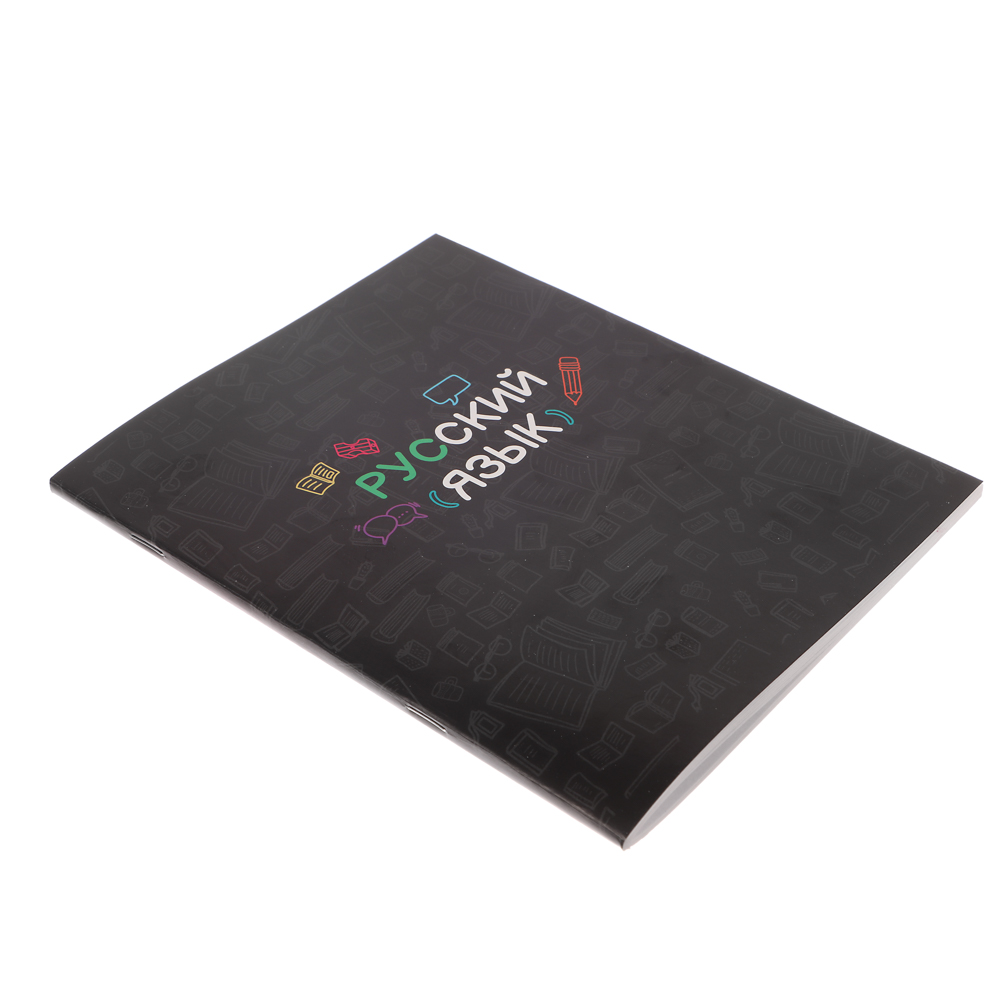 Тетрадь 48л. ClipStudio "Предметная" А5, БЕЛЫЕ ЛИСТЫ, обл.картон, скрепка, 7 видов, справ.мат., арт.№ 578-156