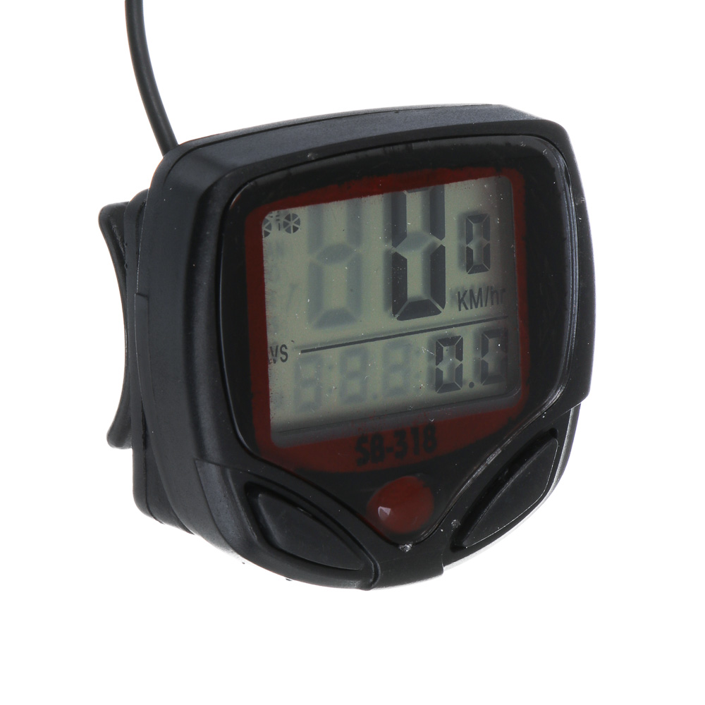 Велокомпьютер проводной, тм BY SPORT, 15 функций, 1хLR44, пластик, металл, арт.№ 195-038