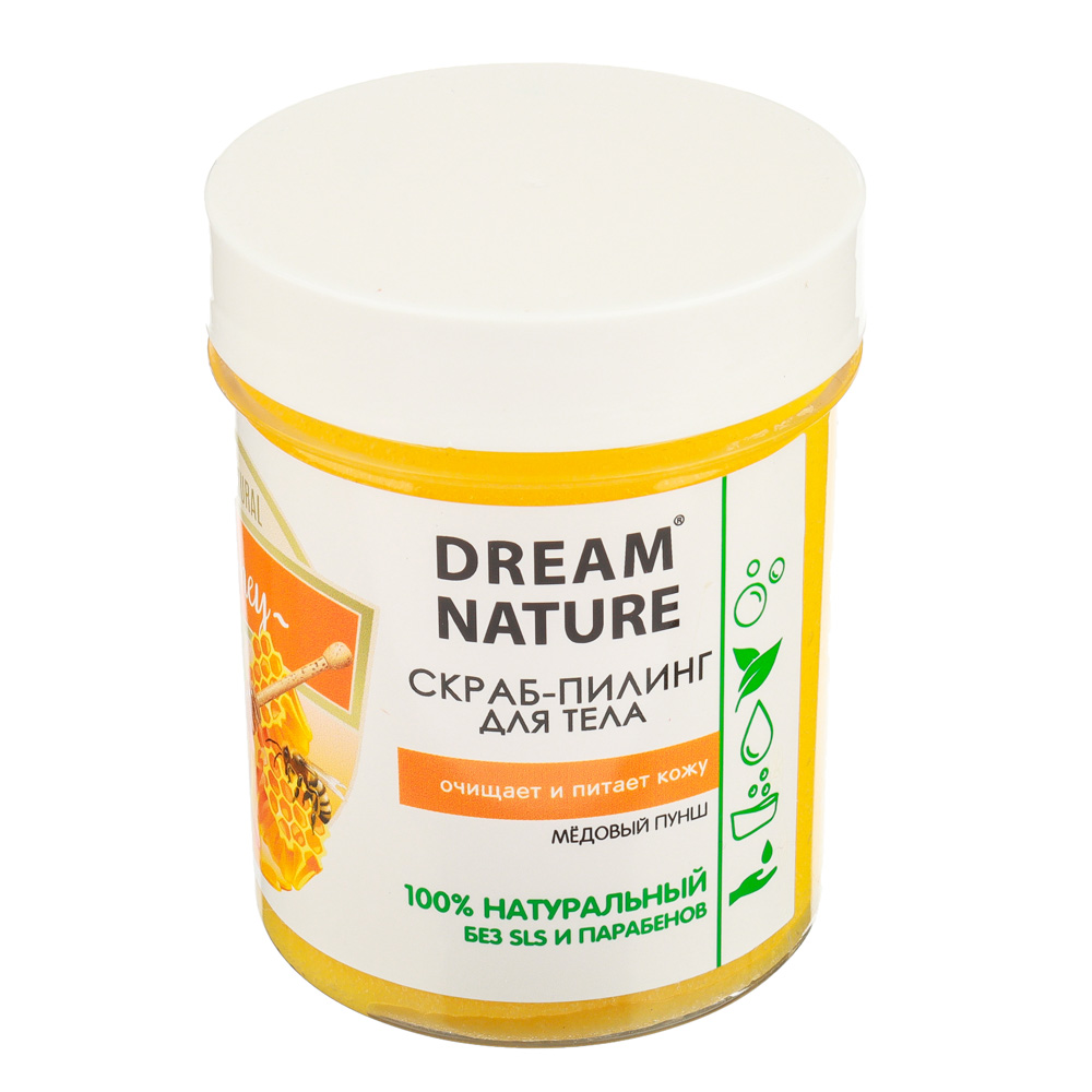 Скраб-пилинг для тела DREAM NATURE Медовый пунш, п/б, 250 г, арт.№ 977-172