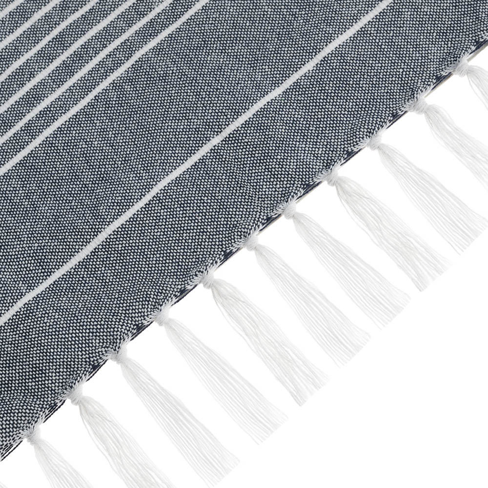 PROVANCE Нэви Плед хлопок 140х200см, синий, арт.№ 486-193