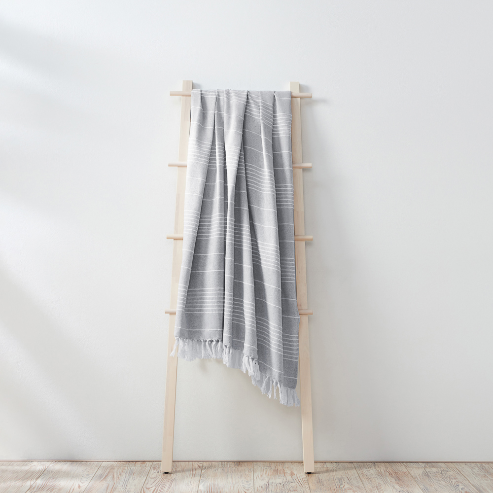 PROVANCE Нэви Плед хлопок 140х200см, серый, арт.№ 486-194