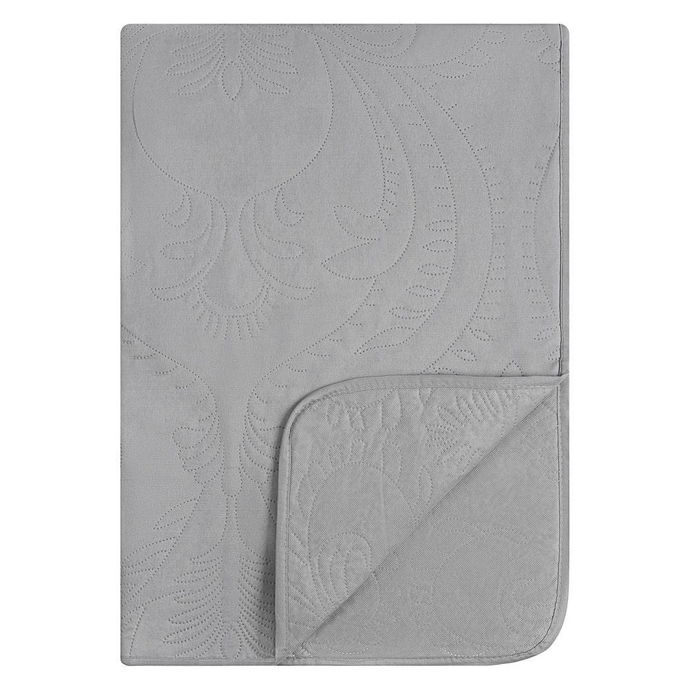 PROVANCE Фрэя Покрывало стеганое 180х200см, 100% полиэстер, серый, арт.№ 486-196