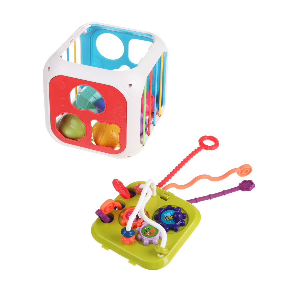 ИГРОЛЕНД Игрушка развивающая "Мультикуб, 7 в 1, ABS, 14,8х14,8см, арт.№ 270-021