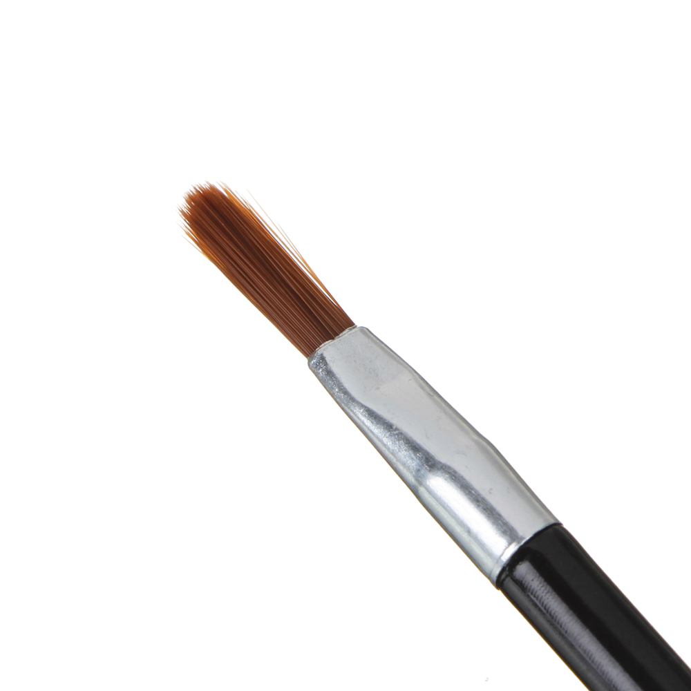 Аппликатор двухсторонний со спонжем и кистью 10 шт тм ЮНИLOOK , пластик, латекс, ворс нейлон, 7,5см, арт.№ 357-205