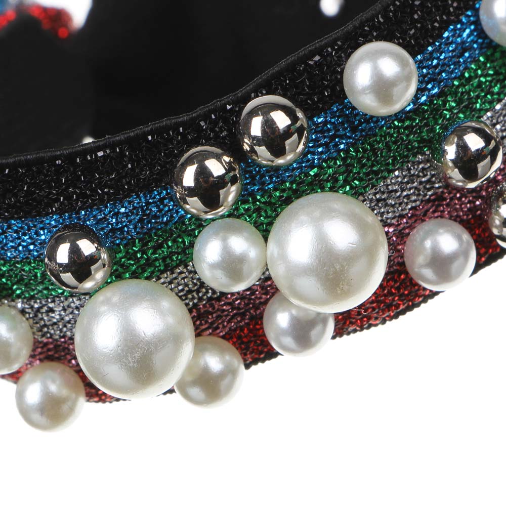 BERIOTTI Резинка для волос, полиэстер, пластик, 10см, 6 цветов, арт.№ 322-226