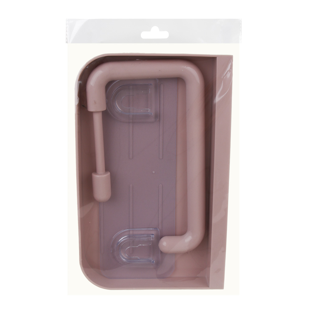 VETTA Classic Держатель для туалетной бумаги, с полкой, пластик, 18x11x4,5 см, пудровый, арт.№ 478-298