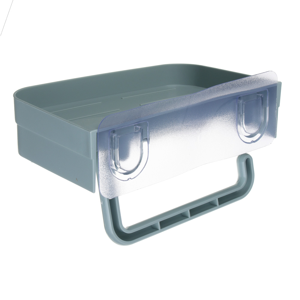 VETTA Classic Держатель для туалетной бумаги, с полкой, пластик, 18x11x4,5 см, оливковый, арт.№ 478-299