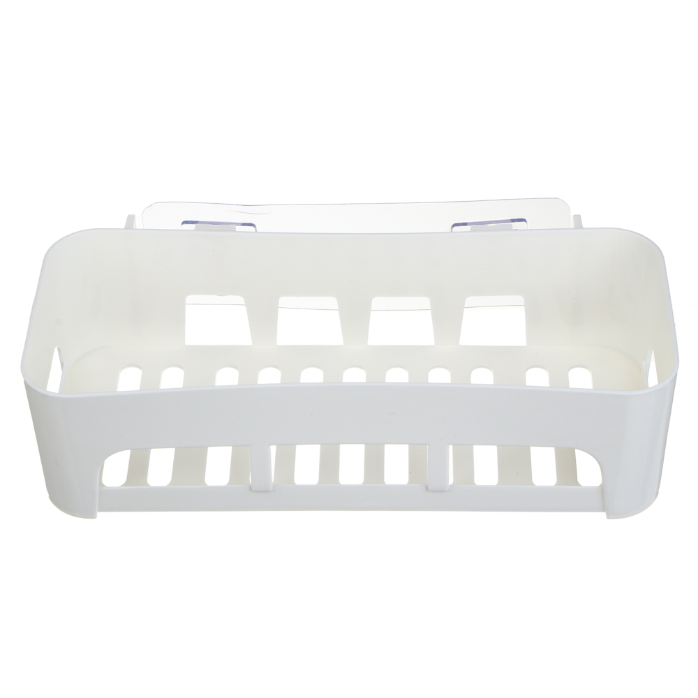 VETTA Classic Полка настенная прямоугольная (глубокая), пластик, 26x10,5x6,5 см, молочный, арт.№ 478-300