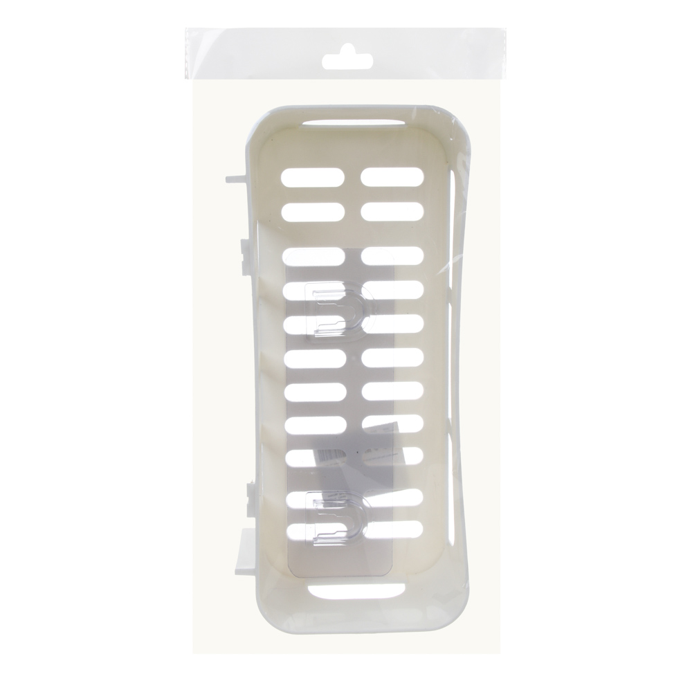 VETTA Classic Полка настенная прямоугольная (глубокая), пластик, 26x10,5x6,5 см, молочный, арт.№ 478-300