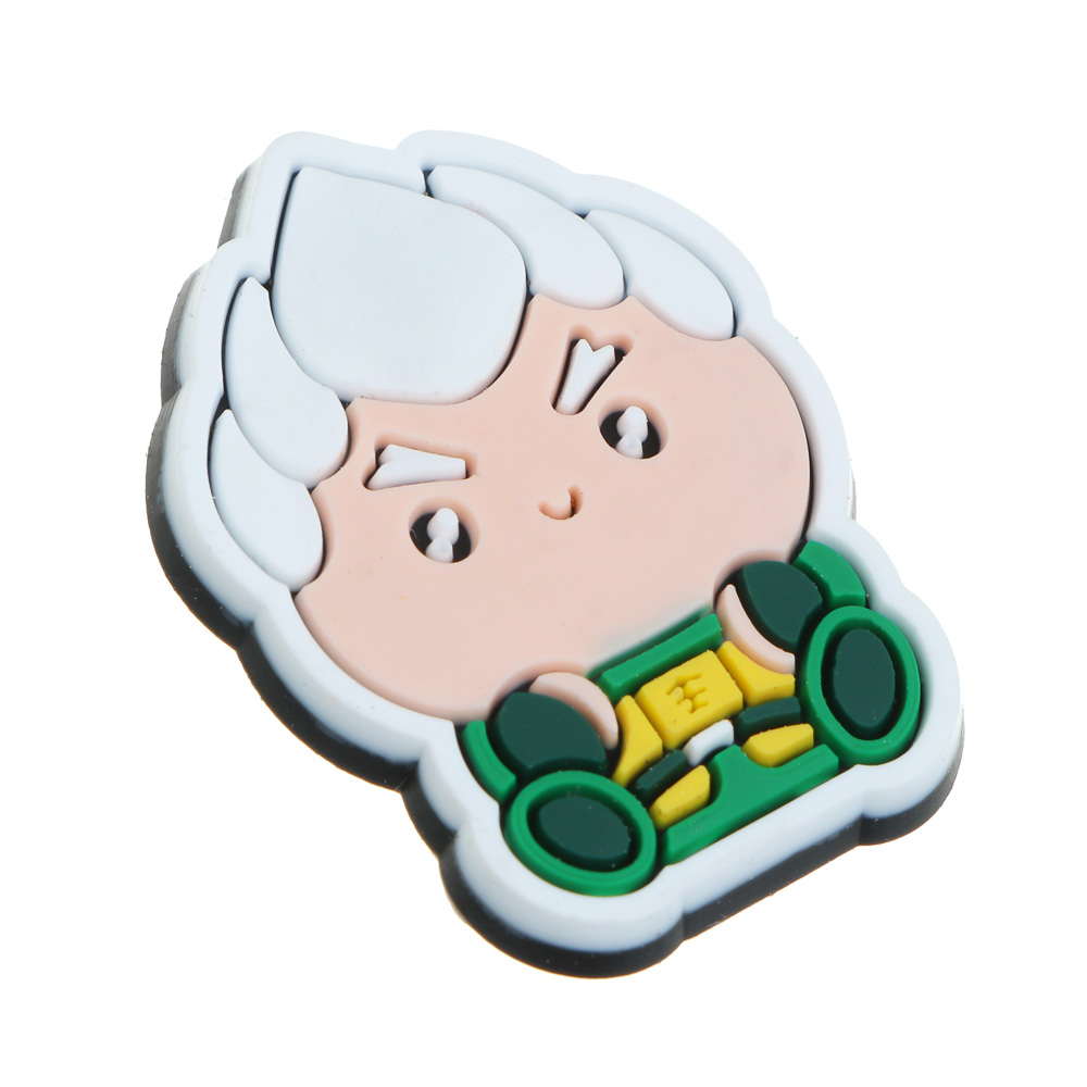 BY Русские Супергерои Джибитсы для кроксов Леший 6шт, ПВХ, арт.№ 219-013