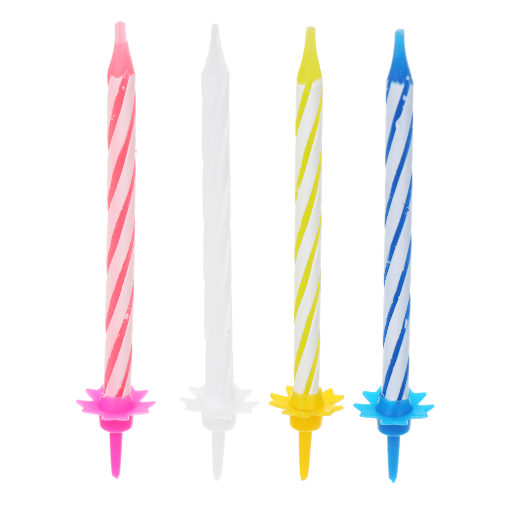 Свечи для торта тм Fntastic 24 шт, парафин, арт.№ 889-451