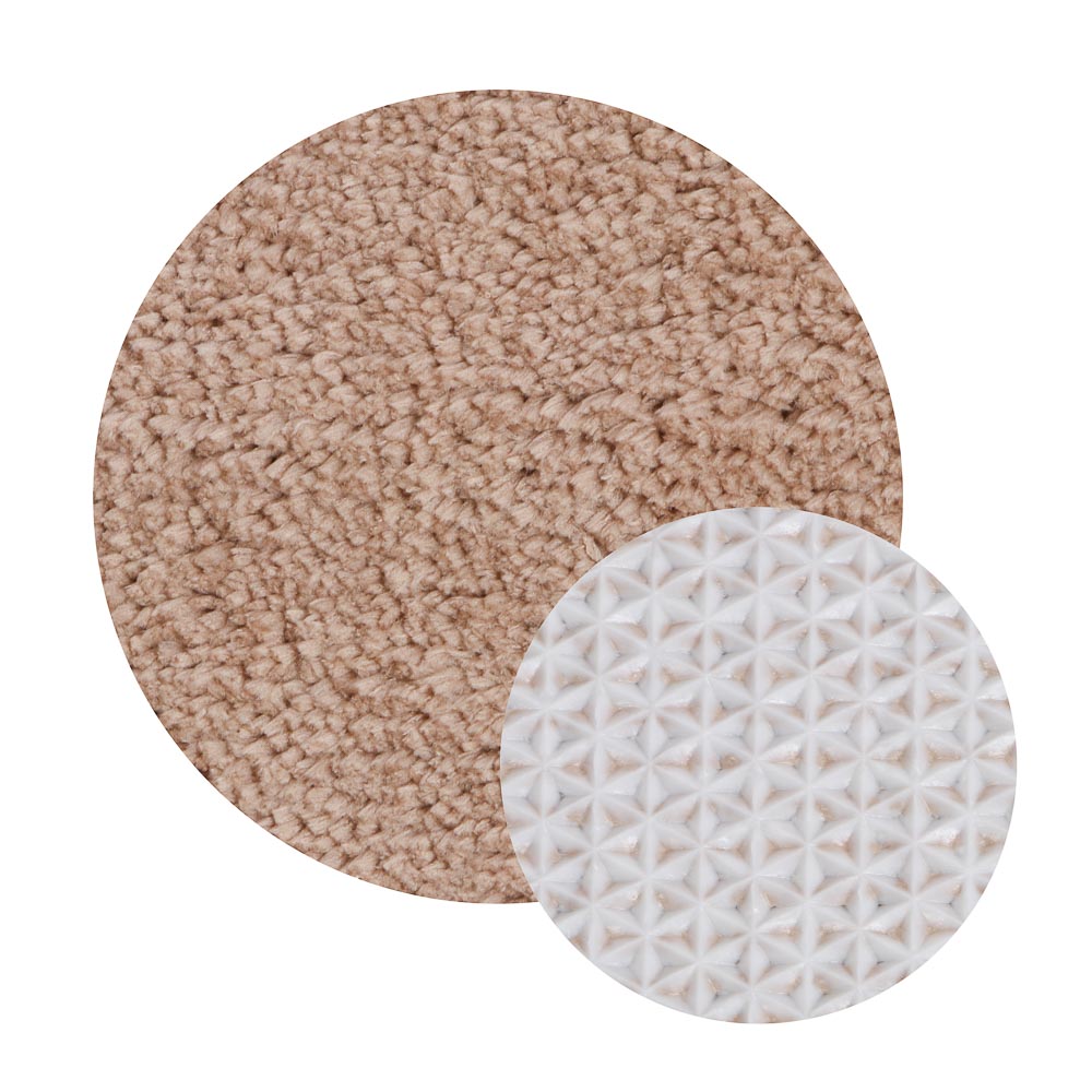 Коврик для ванной Fluffy, тм VETTA, 50x80 см, микрофибра, резиновая подложка TRP, 2 цвета, арт.№ 462-810