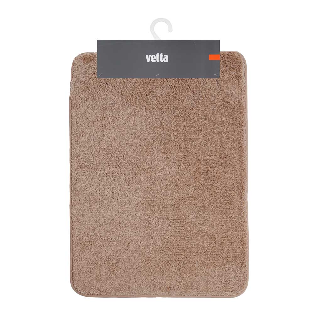 Коврик для ванной Fluffy, тм VETTA, 50x80 см, микрофибра, резиновая подложка TRP, 2 цвета, арт.№ 462-810