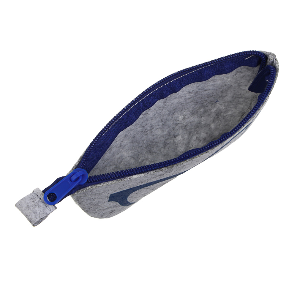 Чехол для очков тм ЮL Фетра мягкий на молнии, ЭВА, фетр, пластик, 17,5х9см, 3 цвета, арт.№ 339-118