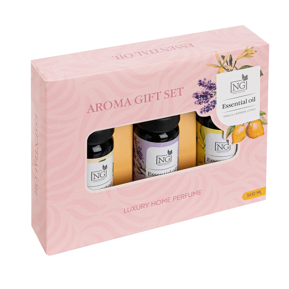 NEW GALAXY Набор ароматических масел 3шт, ваниль, лаванда, цитрус, арт.№ 778-175