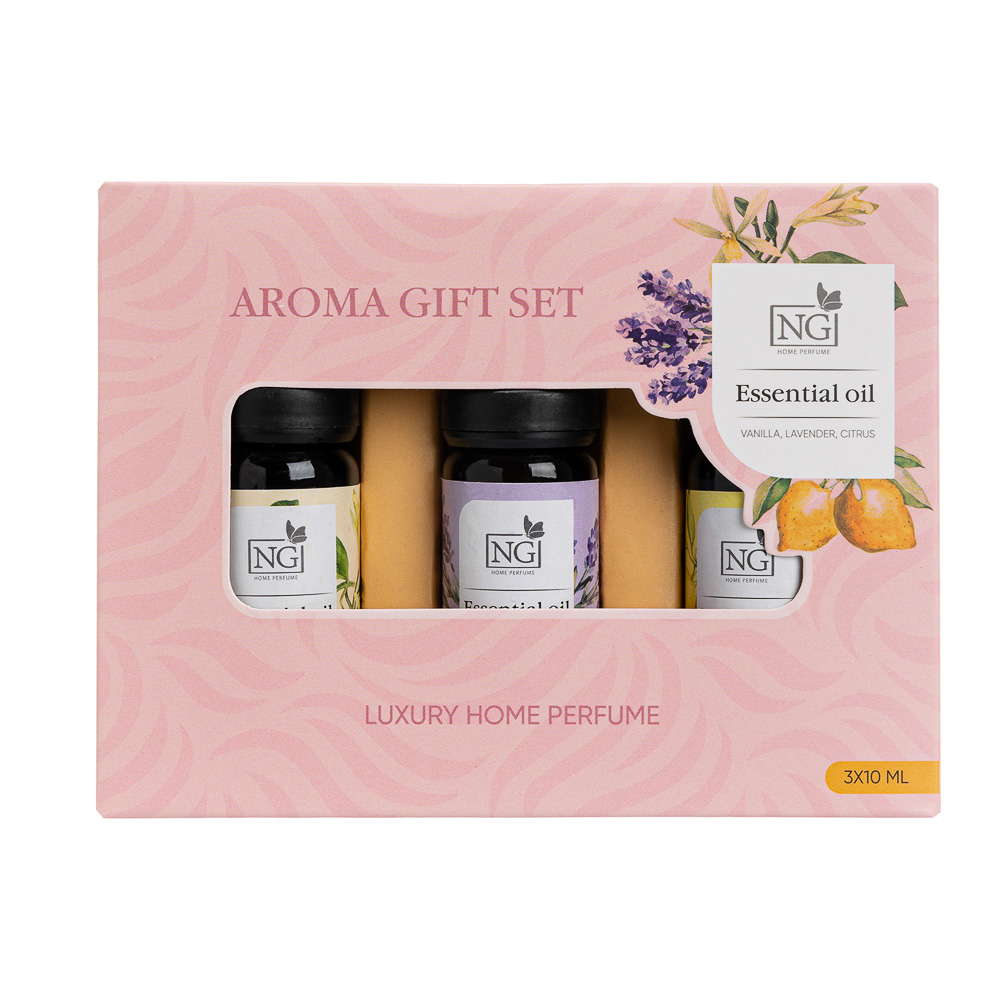NEW GALAXY Набор ароматических масел 3шт, ваниль, лаванда, цитрус, арт.№ 778-175