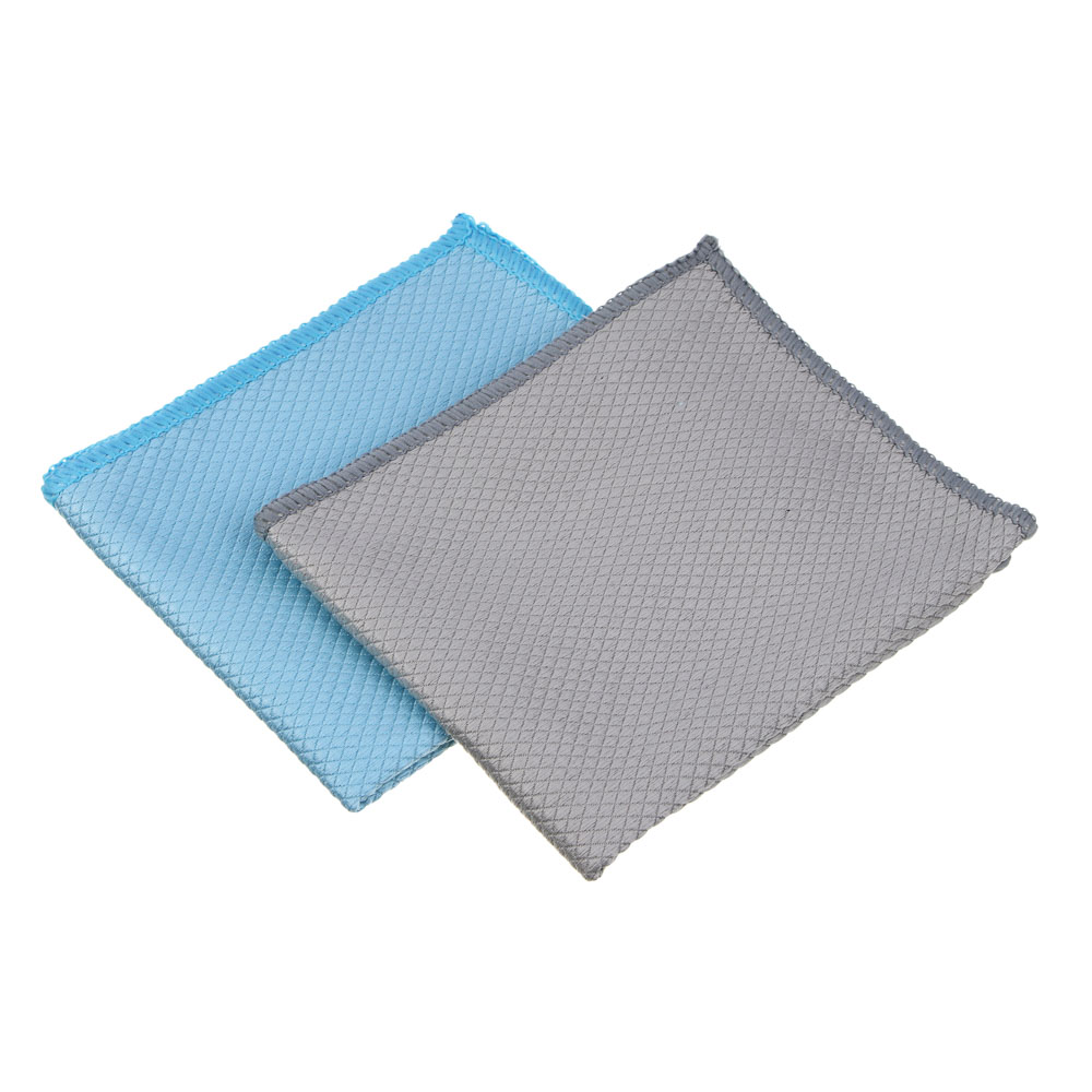 BY Русские Супергерои Салфетки для стекол и зеркал, набор 2 шт., 25х30см, микрофибра, 250г/кв.м, арт.№ 448-329