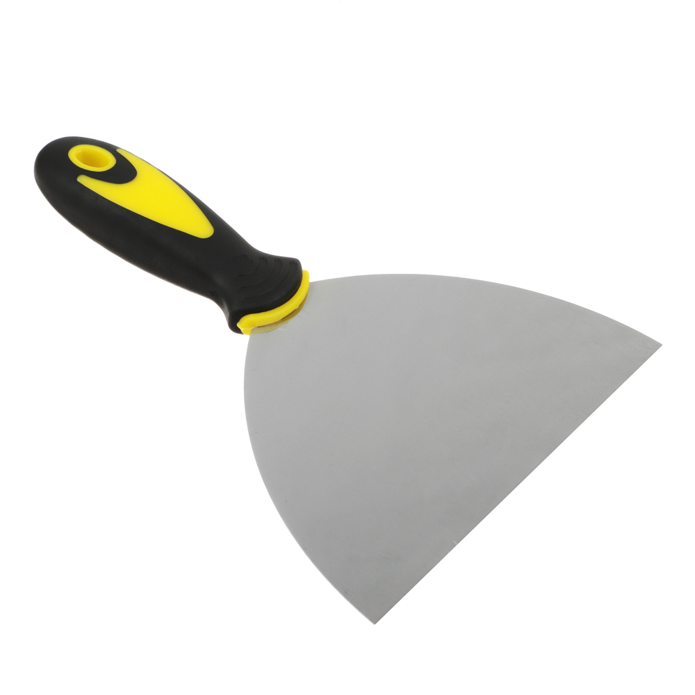 ЕРМАК Шпатель металл. с двухкомпонентной рукояткой, 150 мм 120, арт.№ 683-165