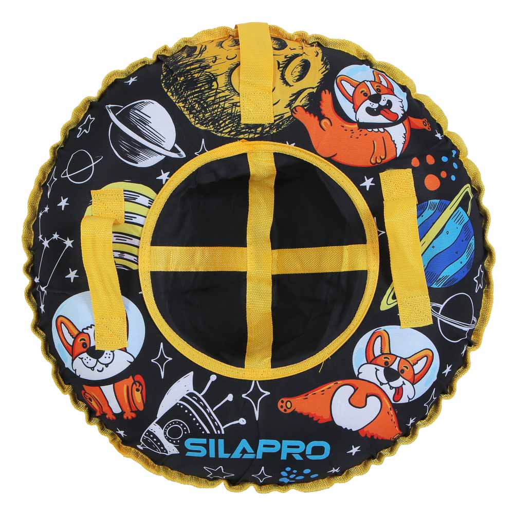 SILAPRO Сноутьюб с сиденьем "Космос", d=65см, оксфорд 600D, резина R13, ПВХ, арт.№ 112-068