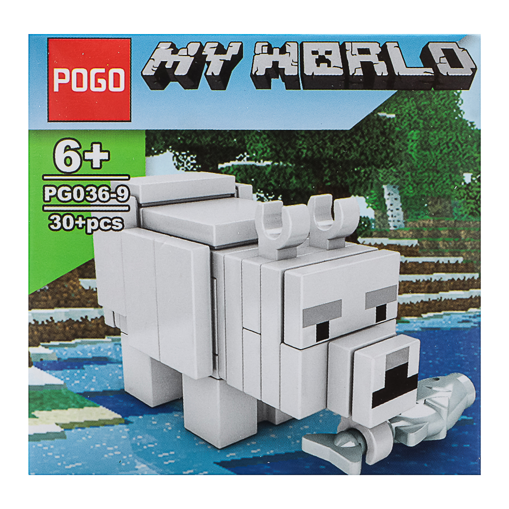 Конструктор "Игровой мир" 21-28 дет., ABS, 7х4,5х7 см, 6 видов, арт.№ 265-664