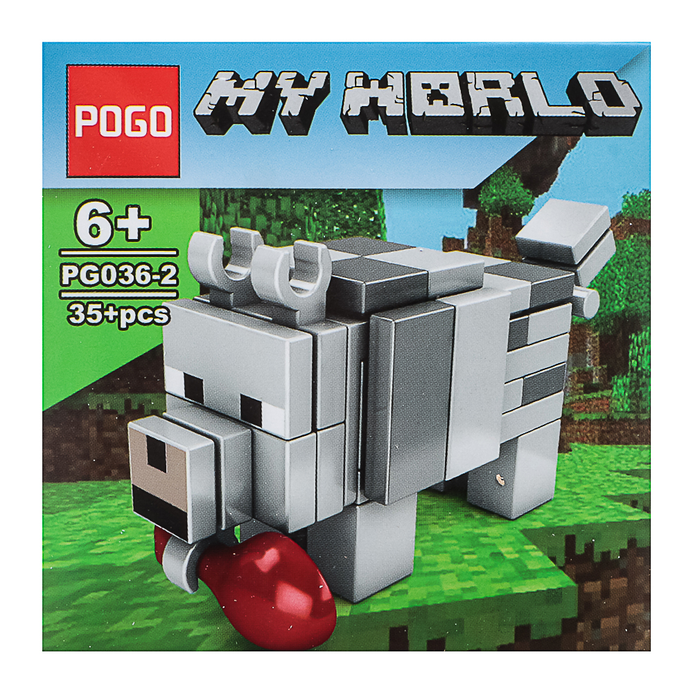 Конструктор "Игровой мир" 21-28 дет., ABS, 7х4,5х7 см, 6 видов, арт.№ 265-664