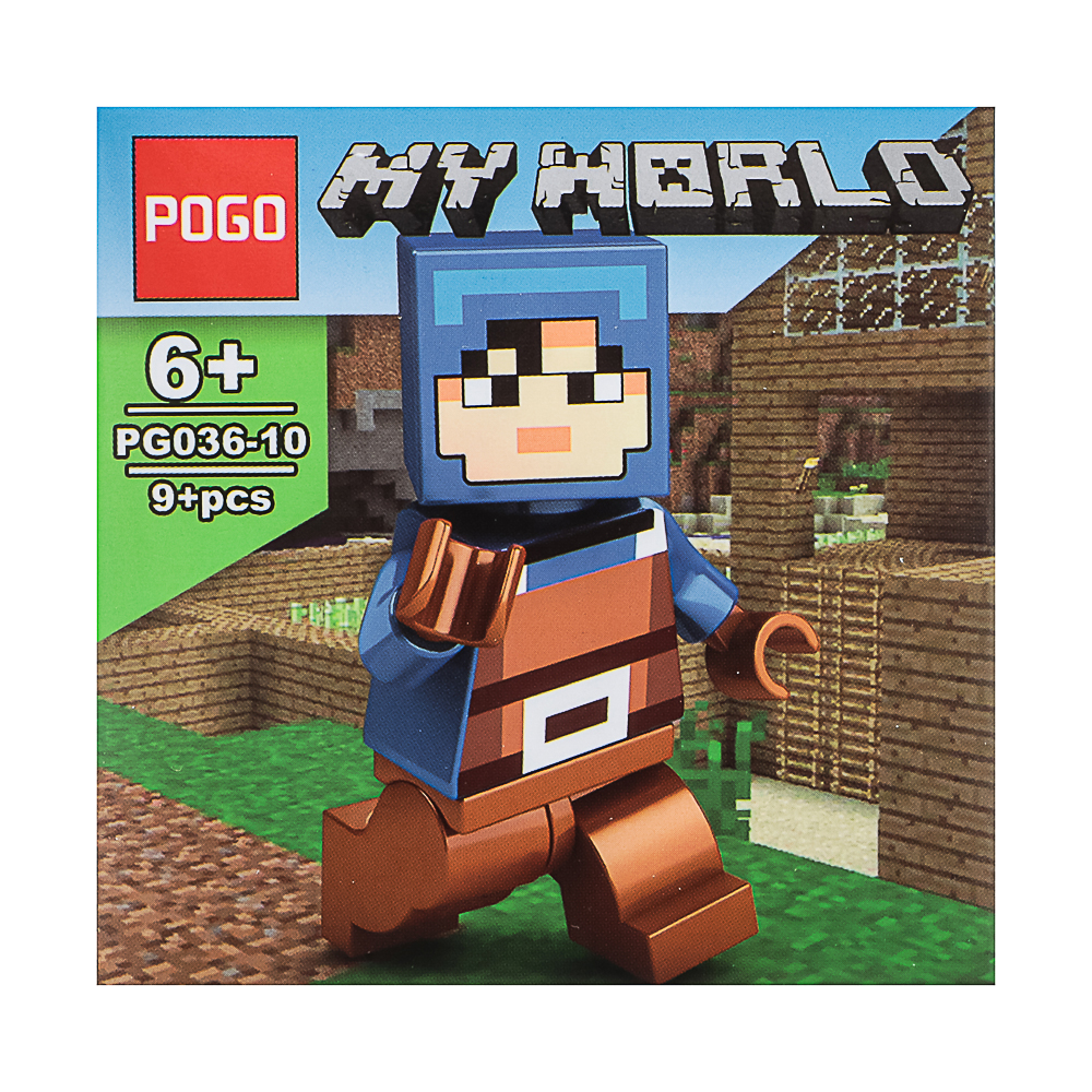 Конструктор "Игровой мир" 21-28 дет., ABS, 7х4,5х7 см, 6 видов, арт.№ 265-664