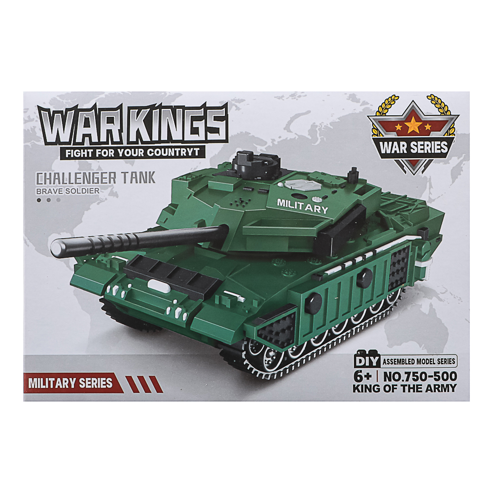 Конструктор "Игровой мир" транспорт, ABS, 19х4х14 см, 8 видов, арт.№ 265-665