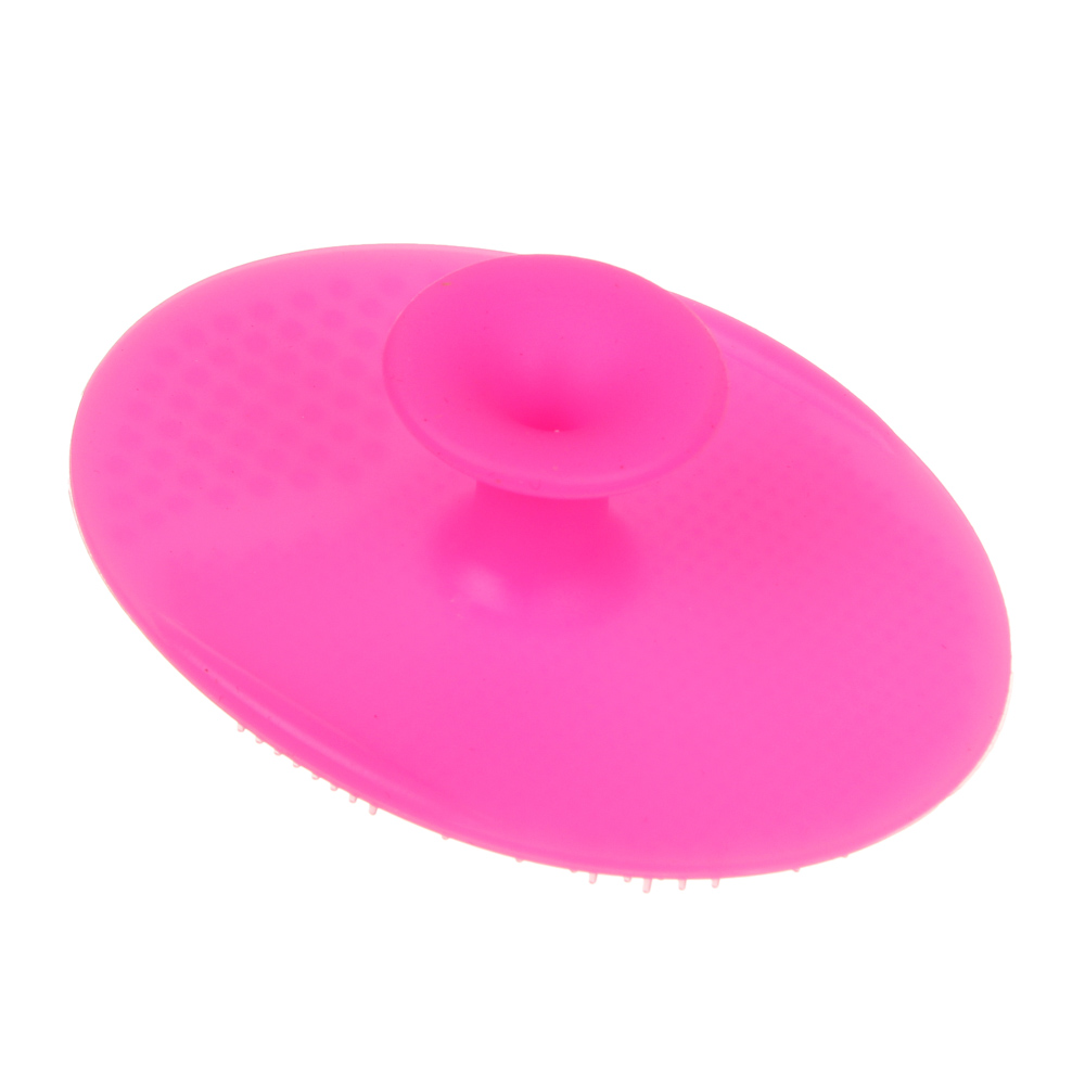 ЮНИLOOK Щеточка для умывания, силикон, 6,5х5см, 3 цвета, арт.№ 357-207