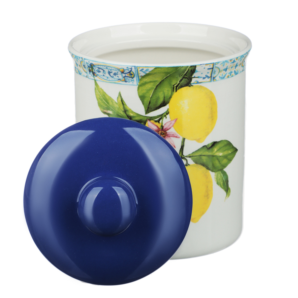 MILLIMI Лимоны Банка для хранения, 550мл, 10х13см, керамика, арт.№ 824-533