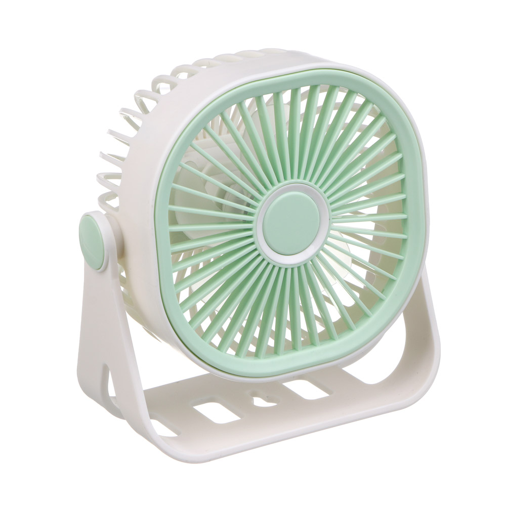 Вентилятор настольный тм LEBEN 3.7в/400мАч, USB-кабель, цвет в ассортименте, арт.№ 243-024