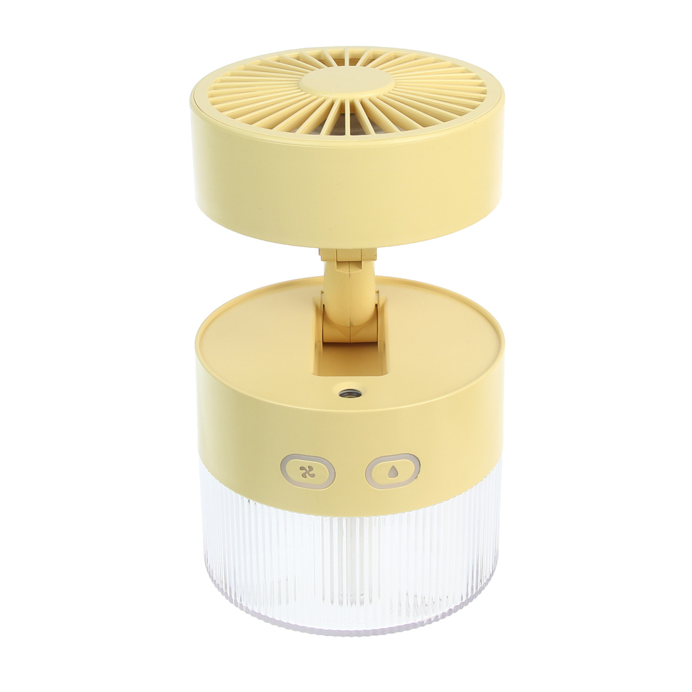 Вентилятор с увлажнителем тм LEBEN 3.7в/1200мАч, 350мл, d11см, USB-кабель, цвет в ассортименте, арт.№ 243-026