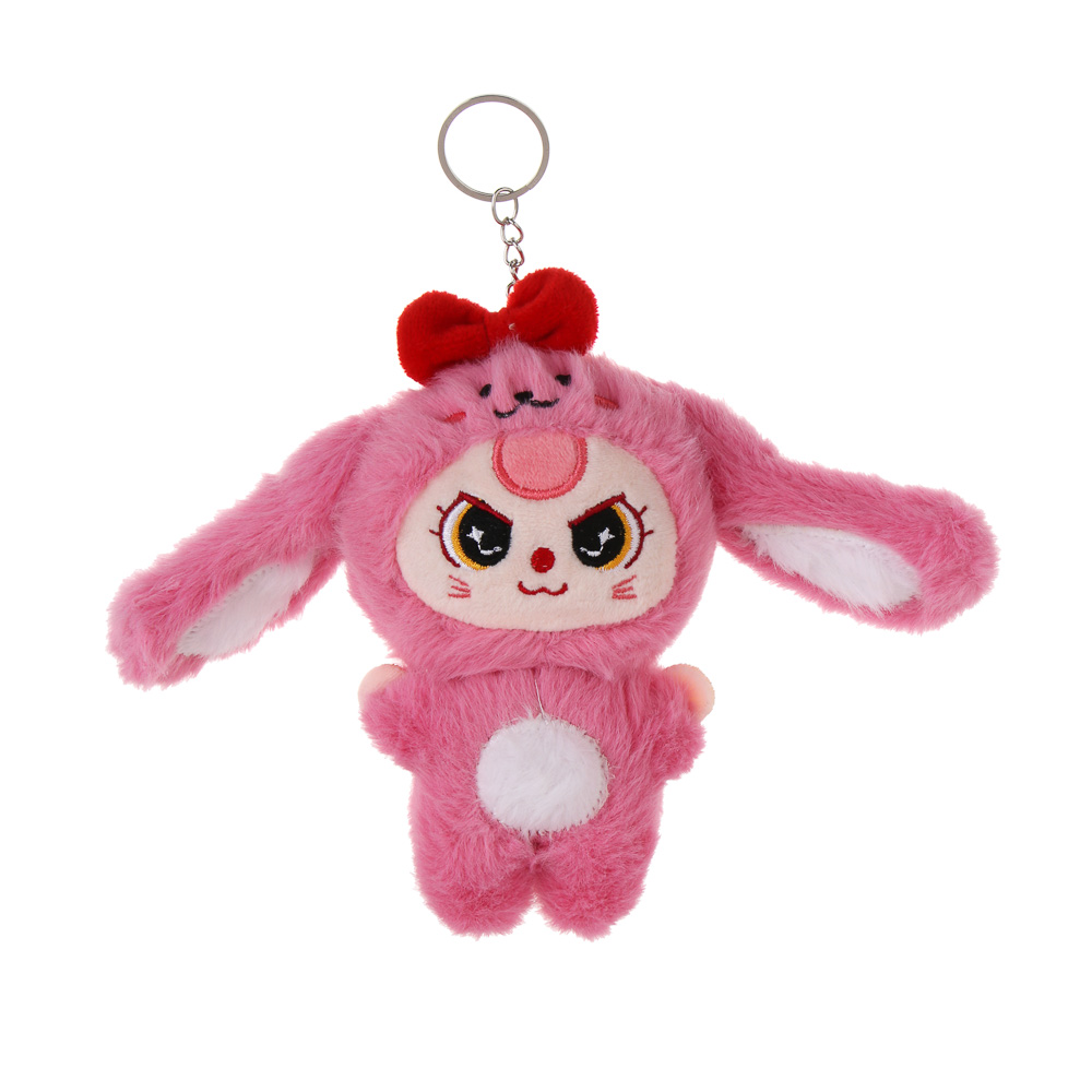 ИГРОЛЕНД Игрушка мягкая "Кроля с бантиком" 12 см, полиэстер, микс видов, арт.№ 264-507