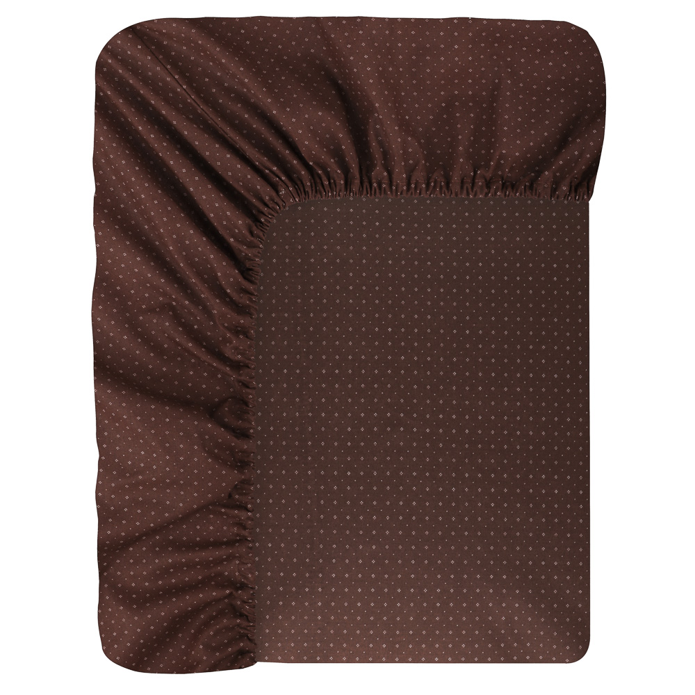 PROVANCE Мосс Простыня на резинке 180х200х20см, 100% хлопок, бязь, 2 дизайна, арт.№ 421-398