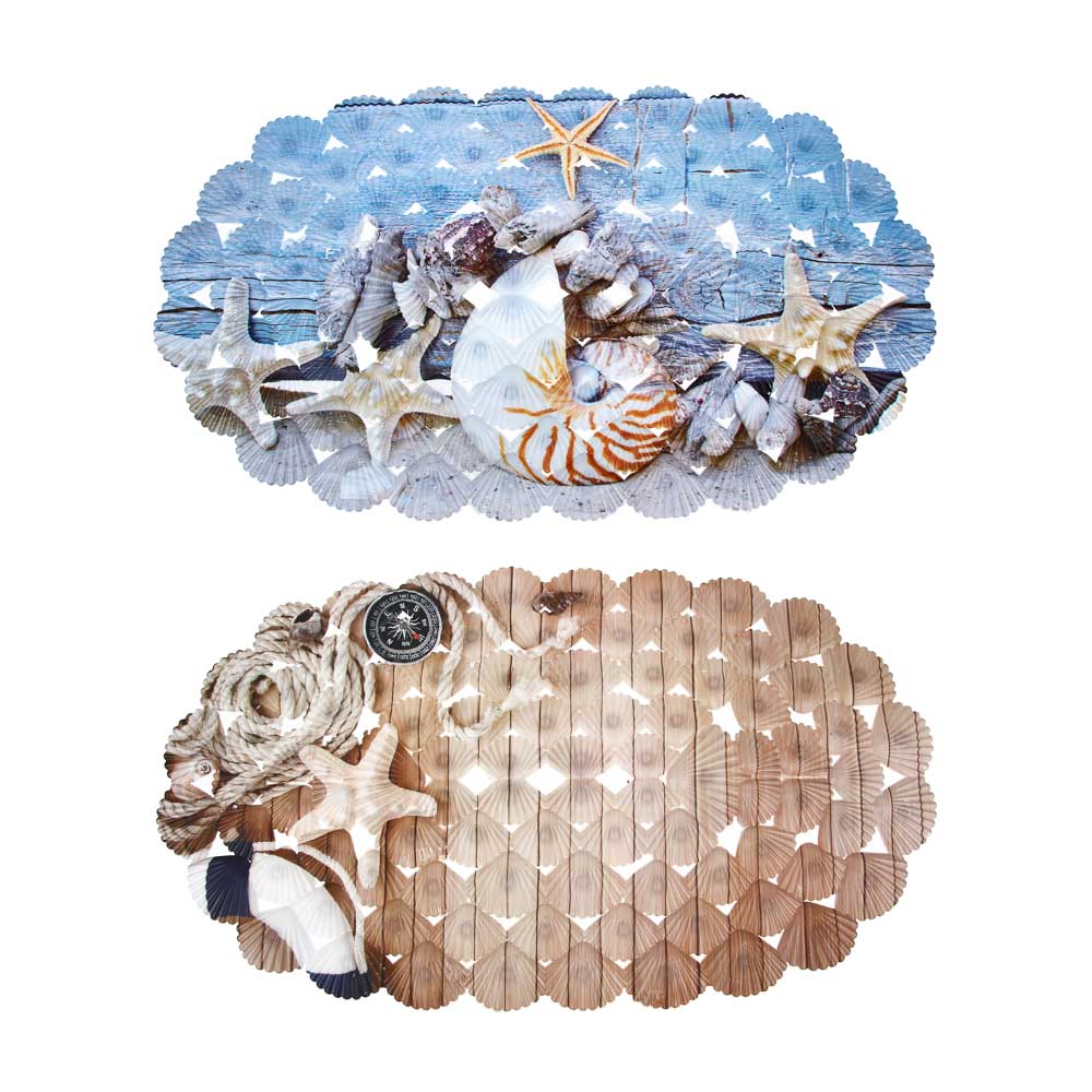 Коврик противоскользящий тм VETTA Парадиз, ПВХ, 66x38 см, 2 дизайна, арт.№ 403-096