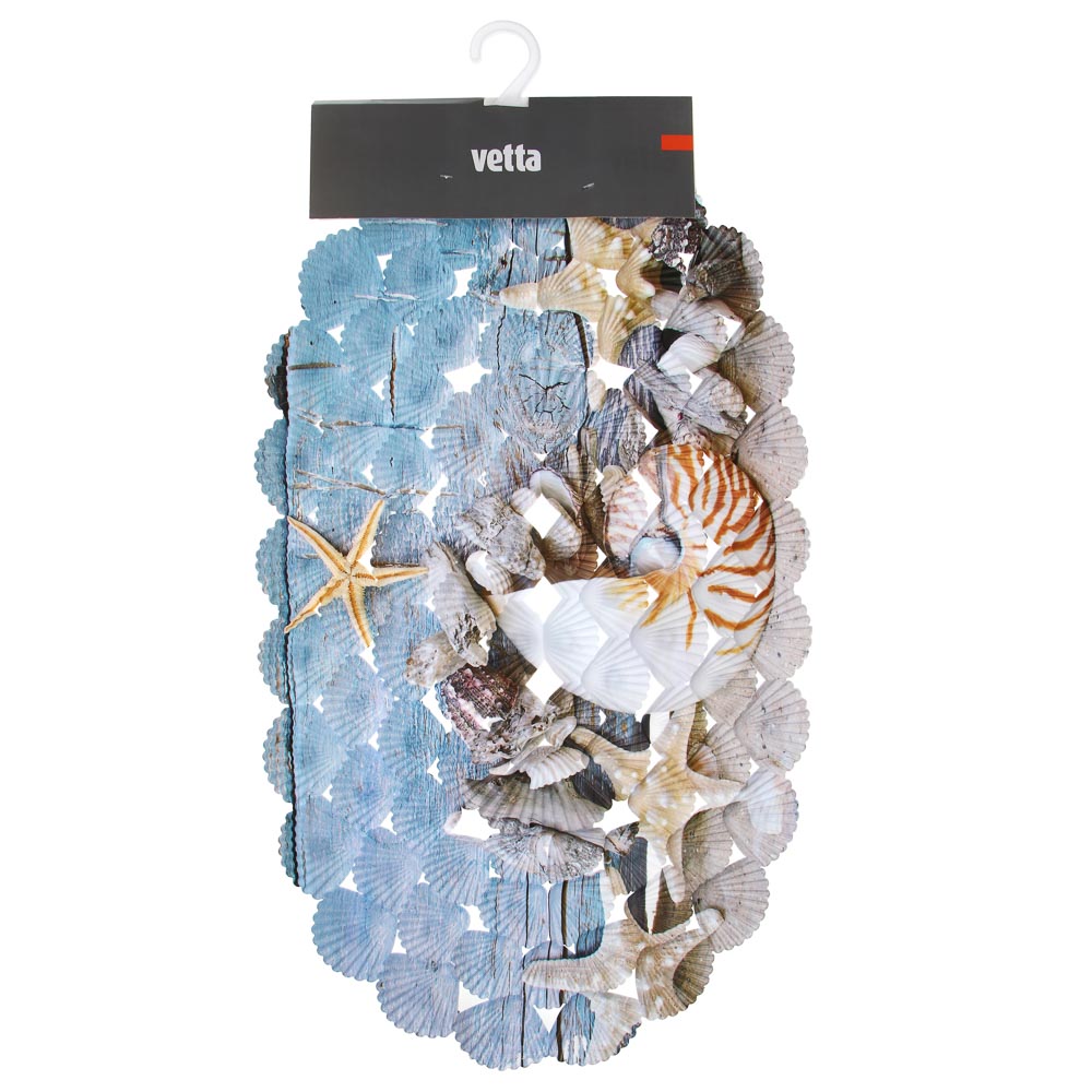 Коврик противоскользящий тм VETTA Парадиз, ПВХ, 66x38 см, 2 дизайна, арт.№ 403-096