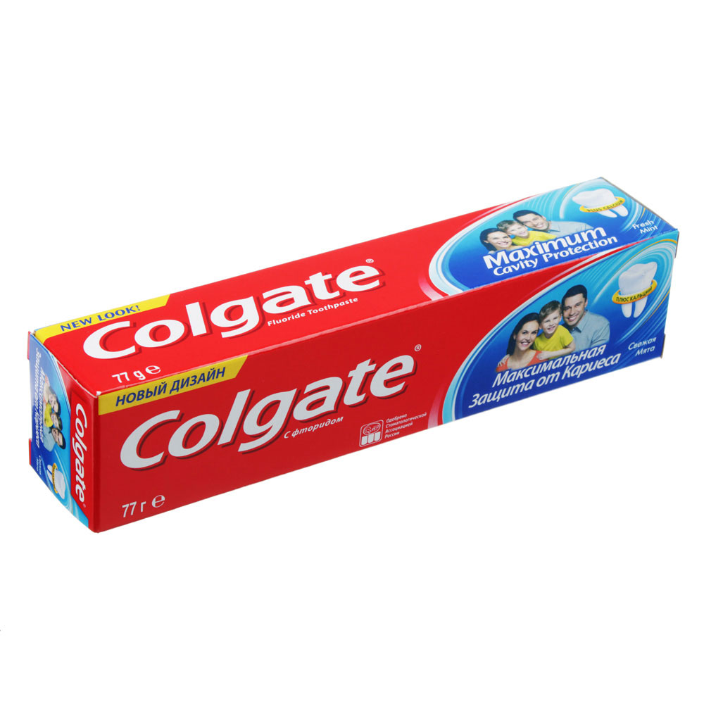 Зубная паста COLGATE Максимальная защита от кариеса Свежая мята, 50мл,арт.188189266/188189275, арт.№ 981-030