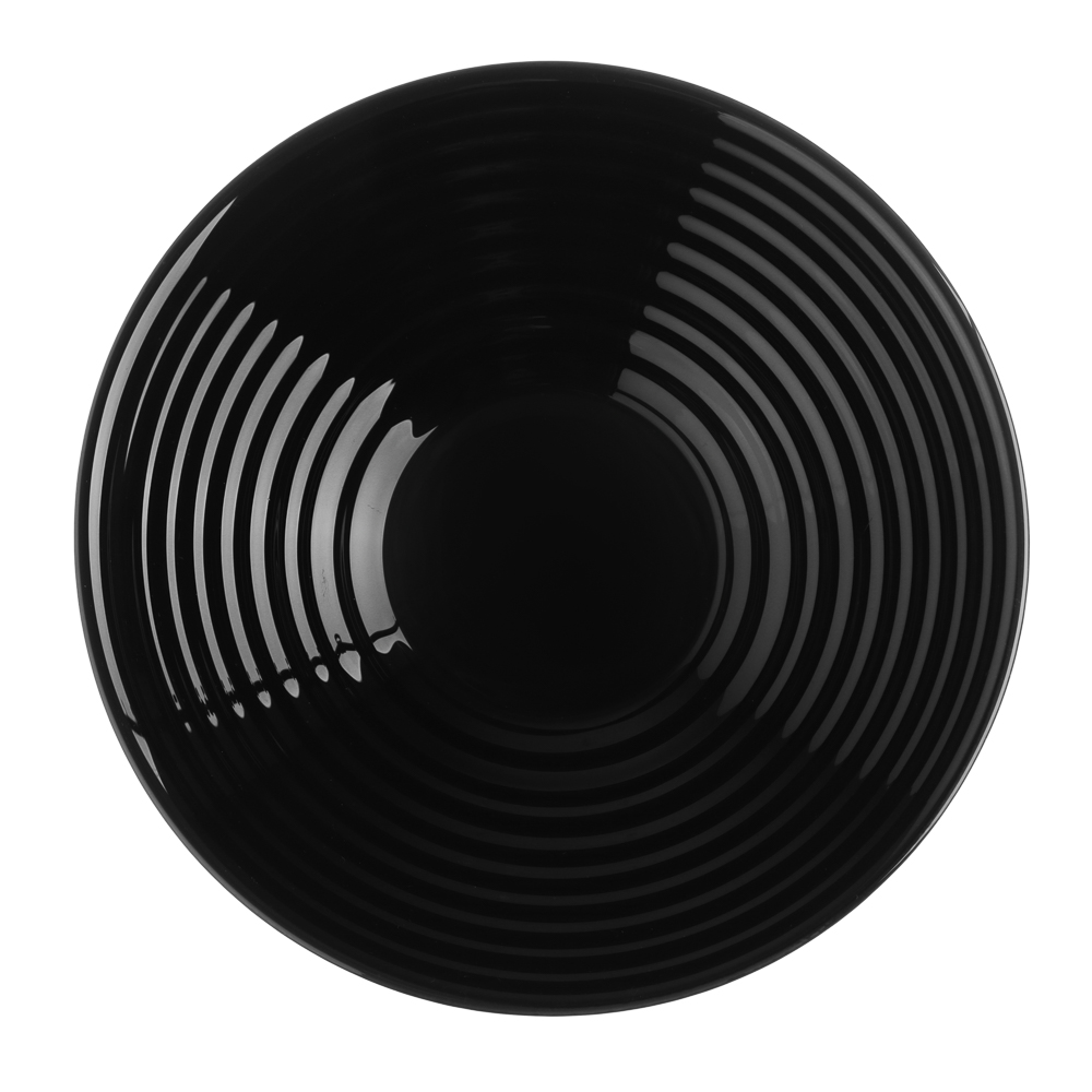 MILLIMI Бароло Салатник 16см черный опаловое стекло, арт.№ 818-382