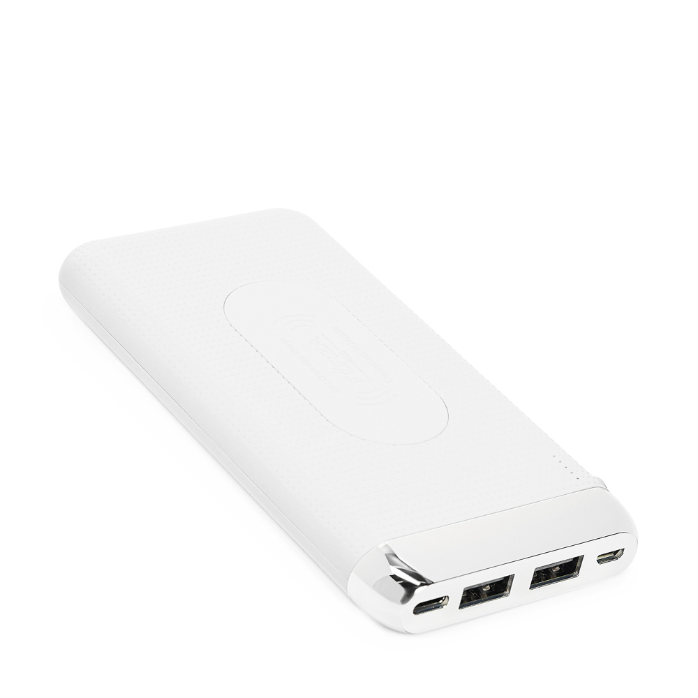 FORZA КИРЯ Аккумулятор мобильный беспроводной, 8000 мАч, 2USB, 2А, прорезиненный, пластик, 3 цвета, арт.№ 916-391