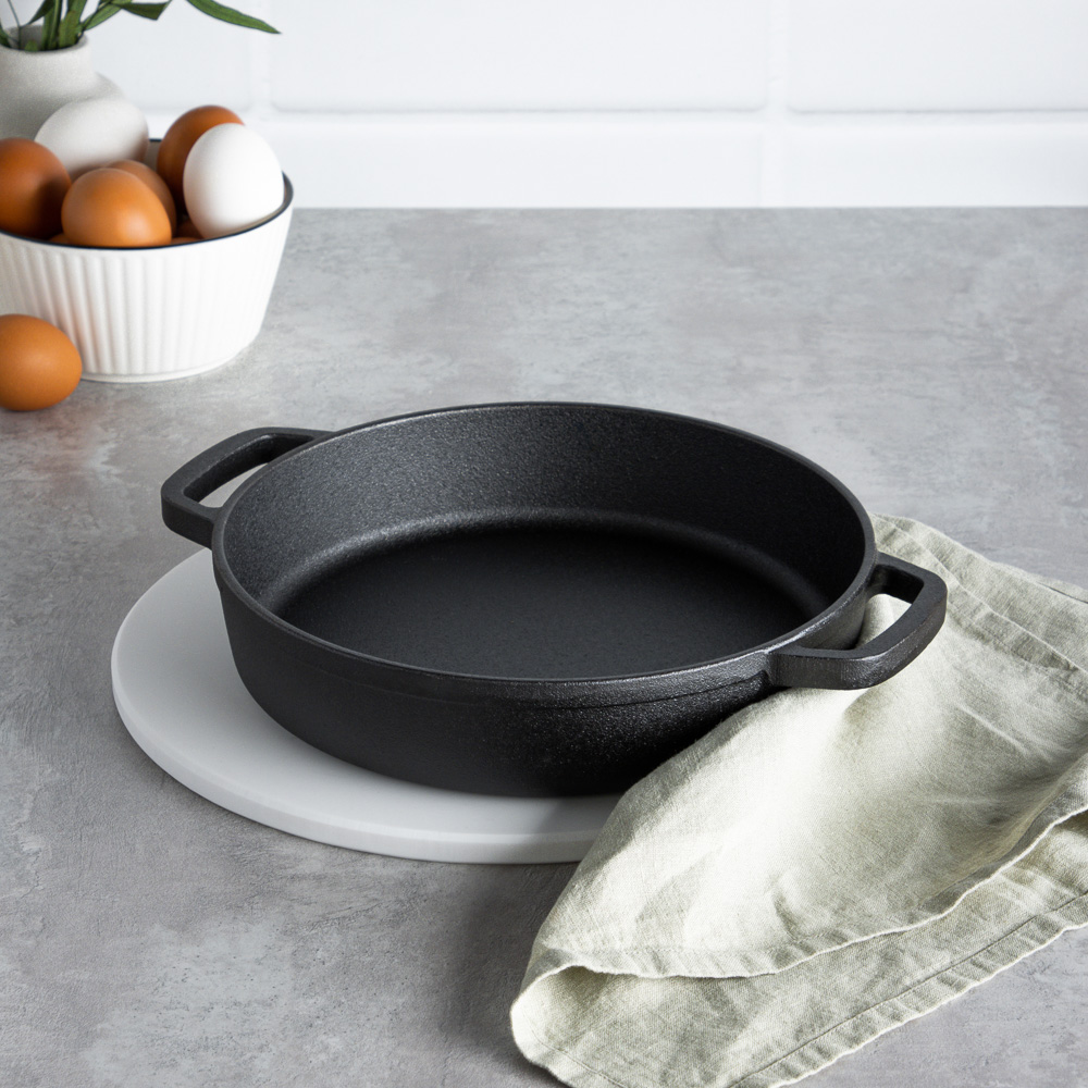 VETTA Сковорода-жаровня, чугун, 24х5см, индукция, арт.№ 808-036