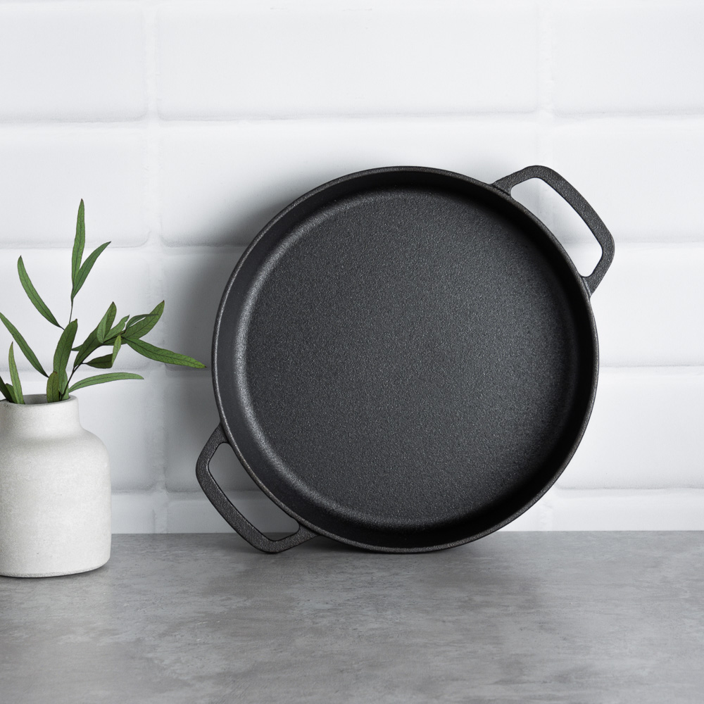 VETTA Сковорода-жаровня, чугун, 24х5см, индукция, арт.№ 808-036