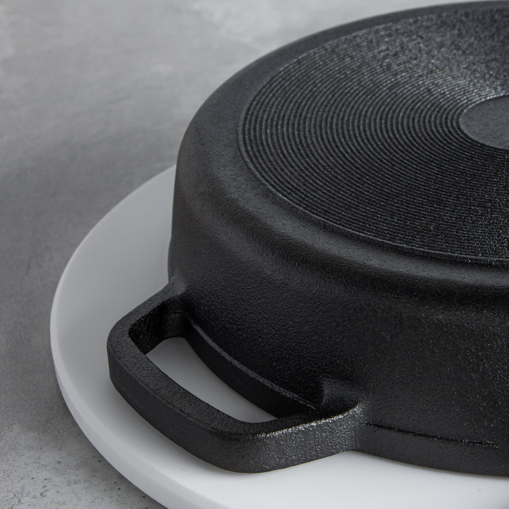 VETTA Сковорода-жаровня, чугун, 24х5см, индукция, арт.№ 808-036