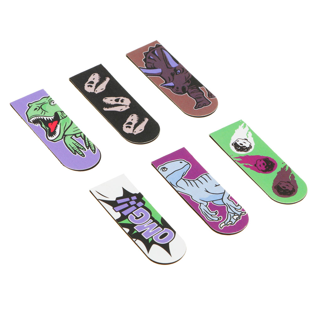 Древний Мир Набор закладок магнитных, 6 штук, размер закладки 12Х1,9см, упаковка 18,3Х10,3см, арт.№ 235-011