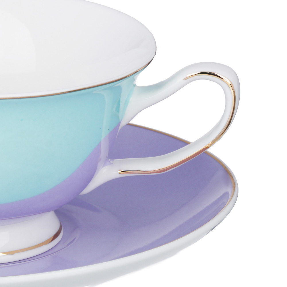 MILLIMI Зефир Набор чайный 12 пр., 220мл, костяной фарфор, арт.№ 802-023