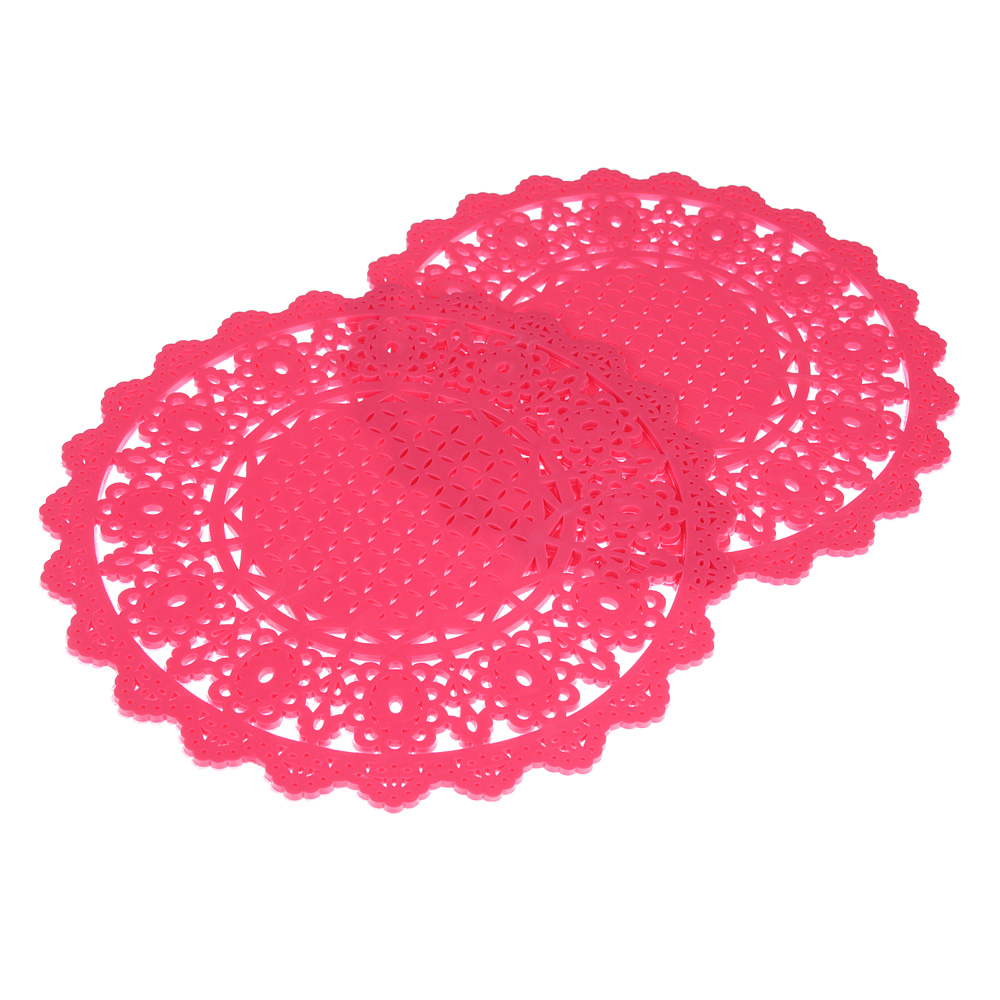 Подставка под горячее, 19см, 2шт, резина, арт.№ 884-428