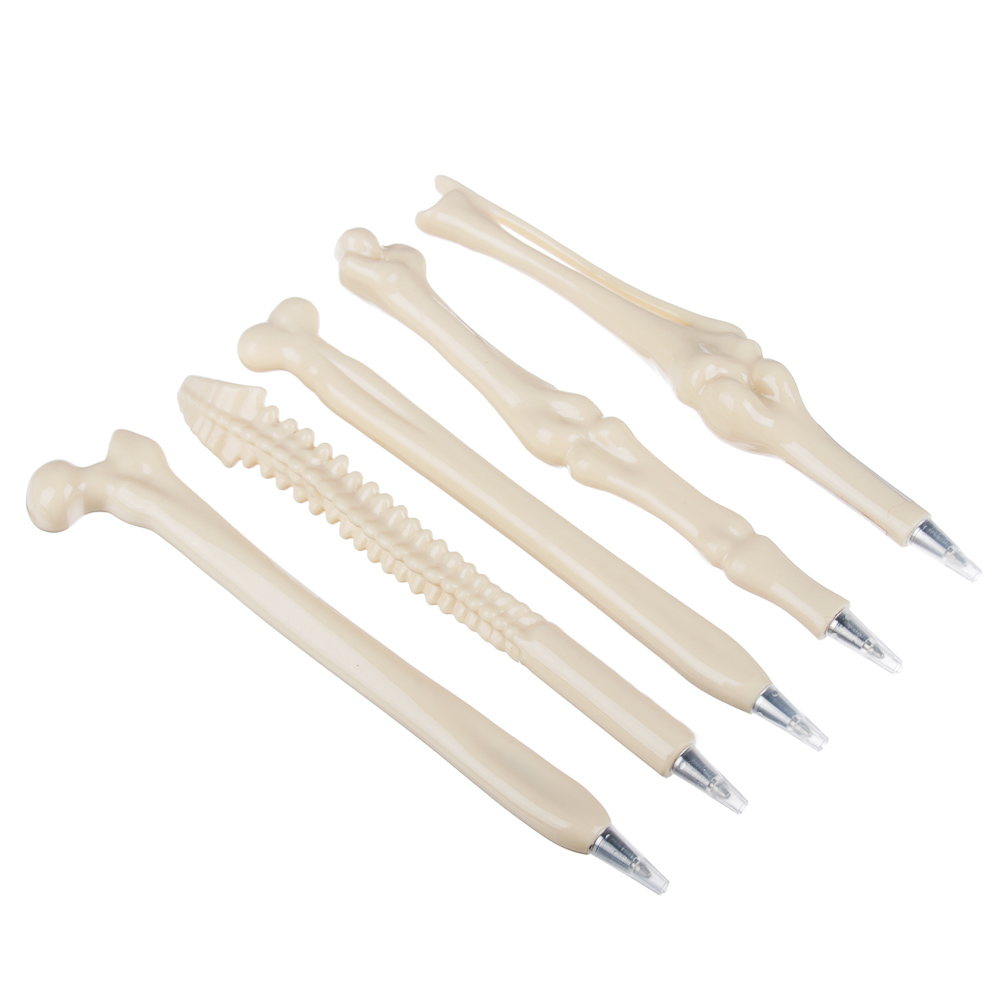 Ручка шариковая "Кости", 5 видов, пластик, арт.№ 627-006