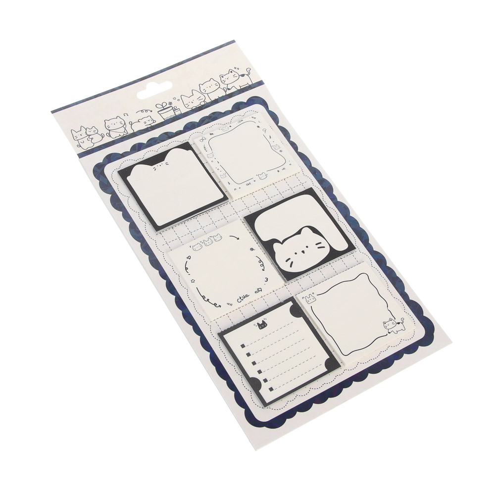 Набор бумаги для заметок, 1 отрывной блок и 6 клейких по 20л, 80г, "Друзья Товарищи", уп. 13,5х25см, арт.№ 557-116