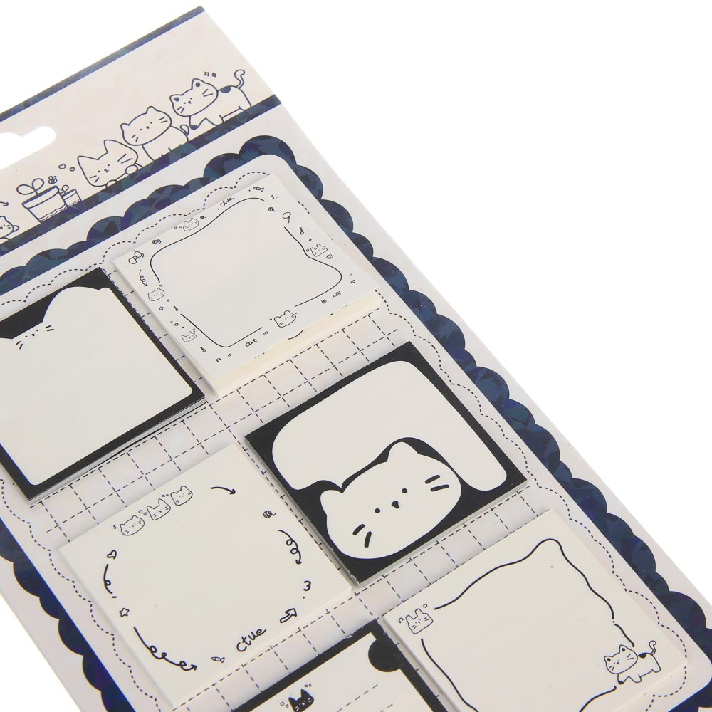 Набор бумаги для заметок, 1 отрывной блок и 6 клейких по 20л, 80г, "Друзья Товарищи", уп. 13,5х25см, арт.№ 557-116