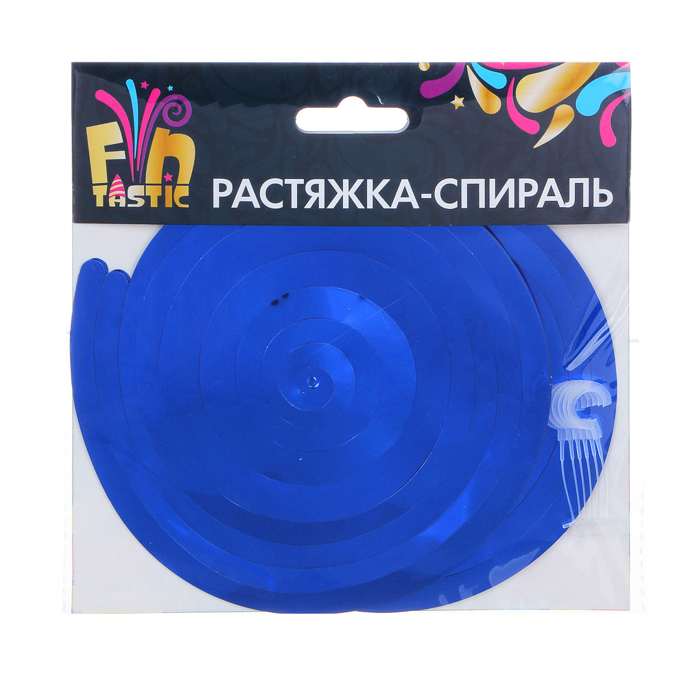 FNtastic Растяжка-спираль, 14см, 6шт, фольга, 6 цветов, арт.№ 521-103